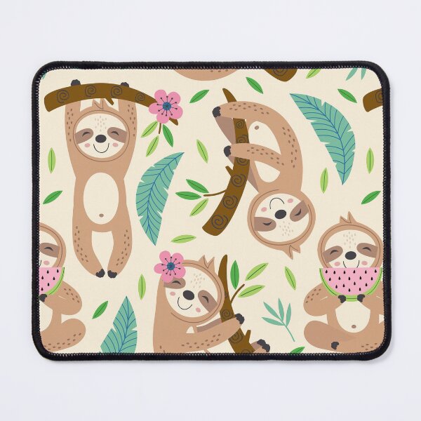 Item preview, Cute Sloth Floral designed and sold by ArtCreations79.