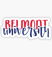 Belmont University - Style 1 Sticker