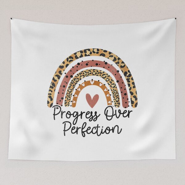 Item preview, Womens Motivational Progress Over Perfection back to School Teacher designed and sold by monteroshirt.
