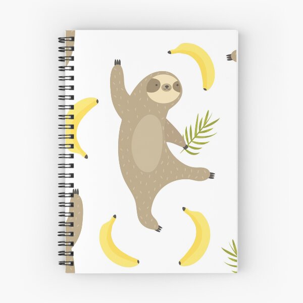 Item preview, Sloth Banana Pattern designed and sold by ArtCreations79.
