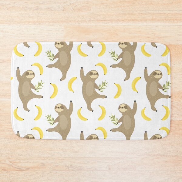 Item preview, Sloth Banana Pattern designed and sold by ArtCreations79.