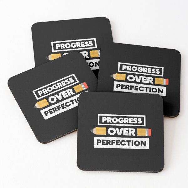 Artikelvorschau, Womens Progress Over Perfection Motivational Back To School Teacher entworfen und verkauft von monteroshirt.