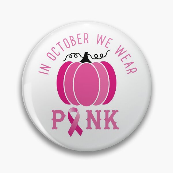 Item preview, In October We Wear Pink Pumpkin Plaid designed and sold by DiensDesign.