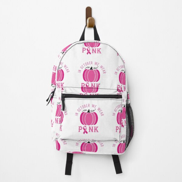 Item preview, In October We Wear Pink Pumpkin Plaid designed and sold by DiensDesign.