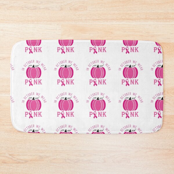Item preview, In October We Wear Pink Pumpkin Plaid designed and sold by DiensDesign.