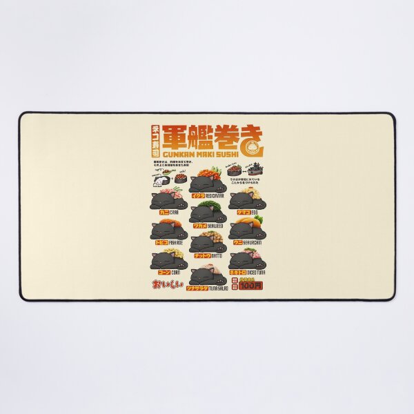 Item preview, Cat Sushi Gunkan Sushi Menu designed and sold by Takeda-art.