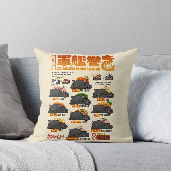 Item preview, Cat Sushi Gunkan Sushi Menu designed and sold by Takeda-art.
