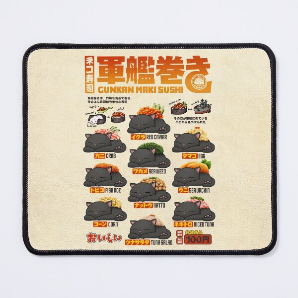 Item preview, Cat Sushi Gunkan Sushi Menu designed and sold by Takeda-art.