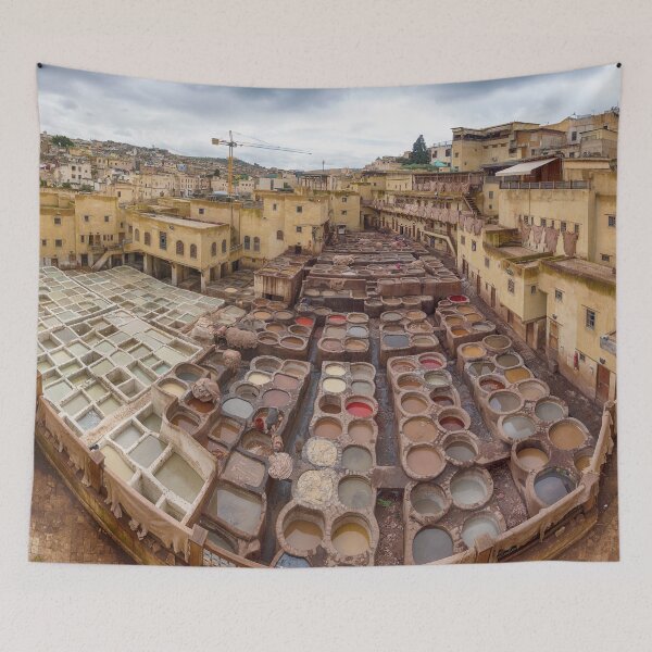 Item preview, Chouara Tannery in Fes, Morocco designed and sold by mitzobs.