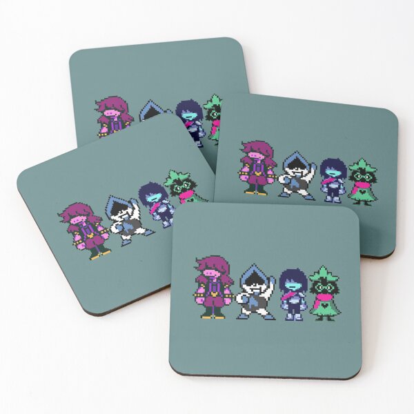 Item preview, DELTARUNE - MAIN CHARACTERS ( SUZIE, LANCER, KRISS & RASIEL )   designed and sold by Demine19.