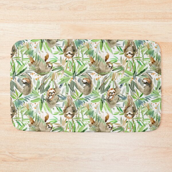 Item preview, Jungle Sloth On Green designed and sold by ArtCreations79.