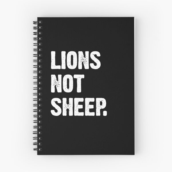 Item preview, Leones, no ovejas designed and sold by AwakeApparel.