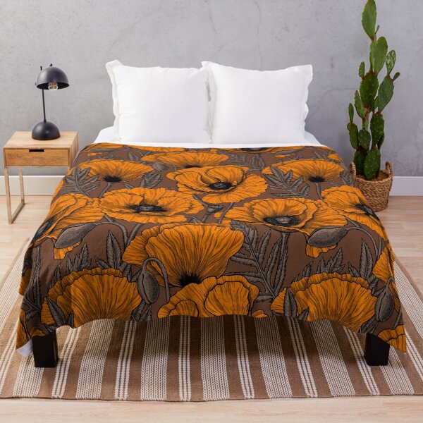 Item preview, Orange poppy garden 2 designed and sold by Katerina Mitkova Kirilova.