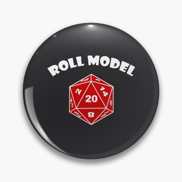 Item preview, Roll Model Role DM DND D20 RPG Dice Funny designed and sold by GerickryLand.