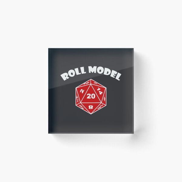 Item preview, Roll Model Role DM DND D20 RPG Dice Funny designed and sold by GerickryLand.