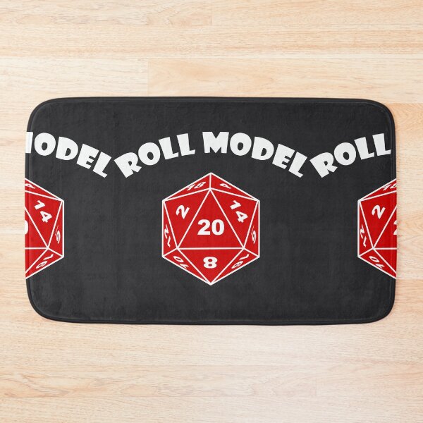 Item preview, Roll Model Role DM DND D20 RPG Dice Funny designed and sold by GerickryLand.
