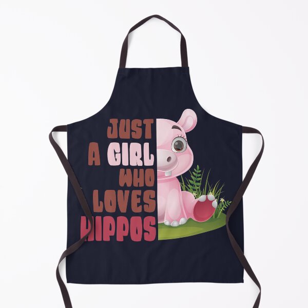 Item preview, Just A Girl Who Loves Hippos designed and sold by samah82.