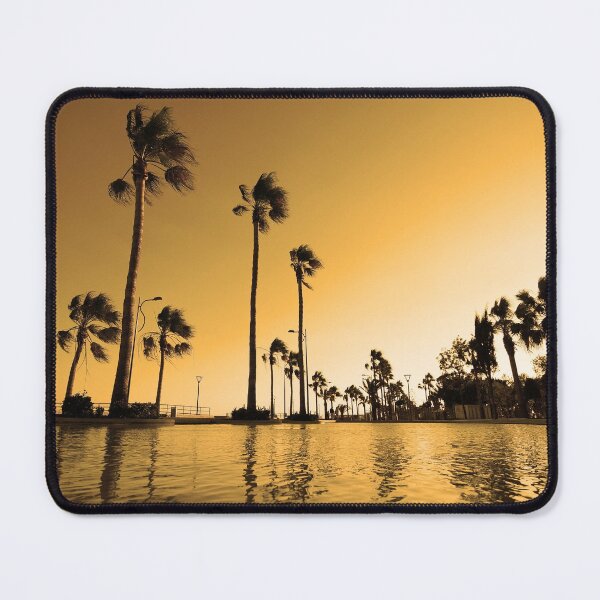 Item preview, Sunset and palm trees designed and sold by DRONY.