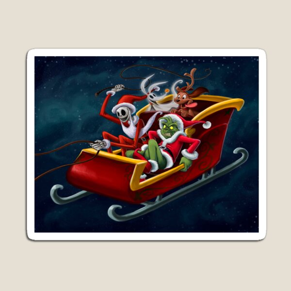 Christmas Hijackers Magnet