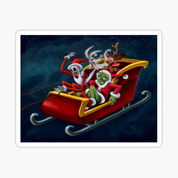 Christmas Hijackers Sticker