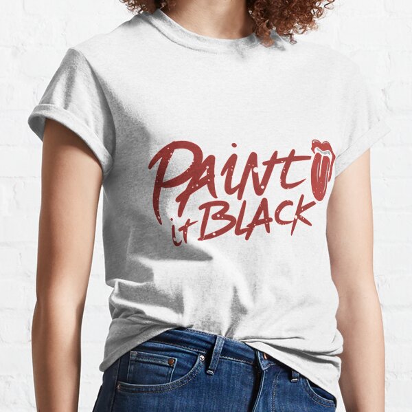 Paint It Black Art Print