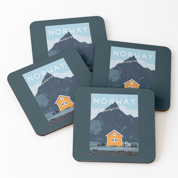Item preview, Norway Travel Poster designed and sold by Lotofus.