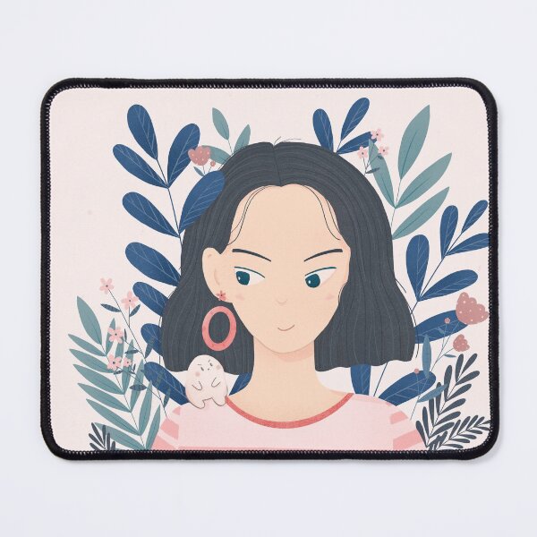 Item preview, Girl with Funky Earrings designed and sold by chuijia.
