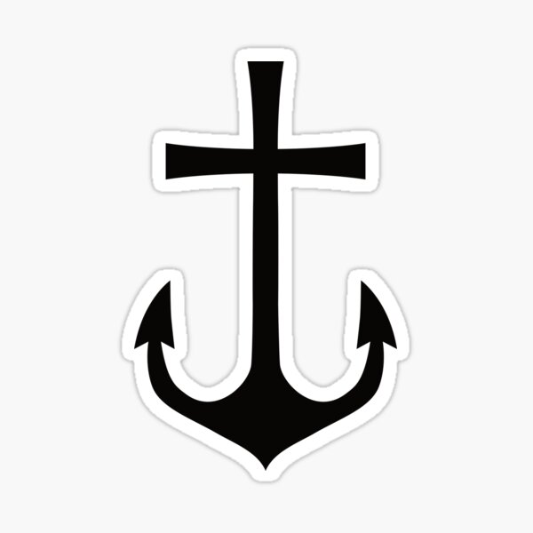 Traditional Carmague Cross Tattoo Idea - BlackInk