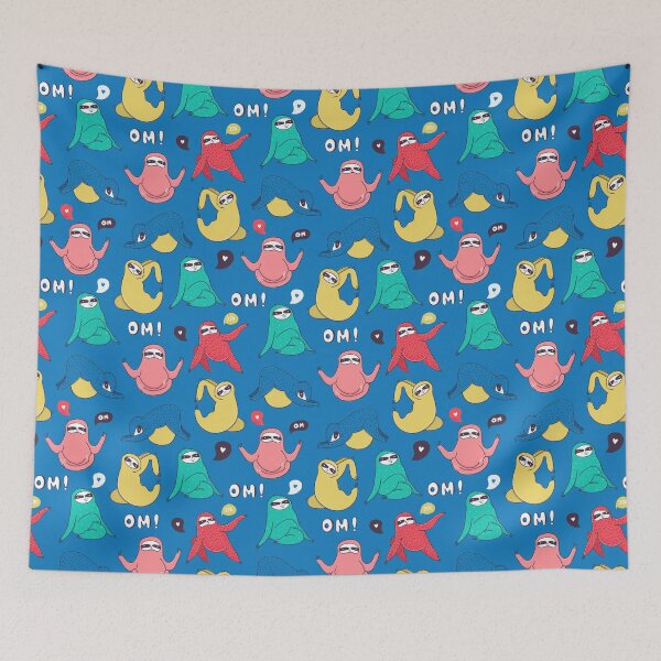 Item preview, Colorful Funny Sloth designed and sold by ArtCreations79.