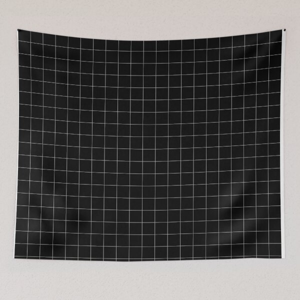 Item preview, Black And White Grid Minimalist Design designed and sold by BlueCloverTrend.