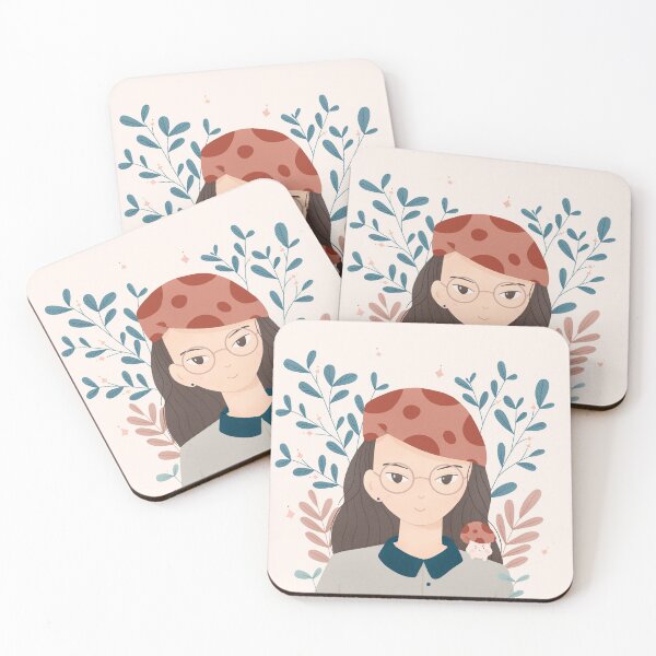 Item preview, Girl with Mushroom Beret designed and sold by chuijia.