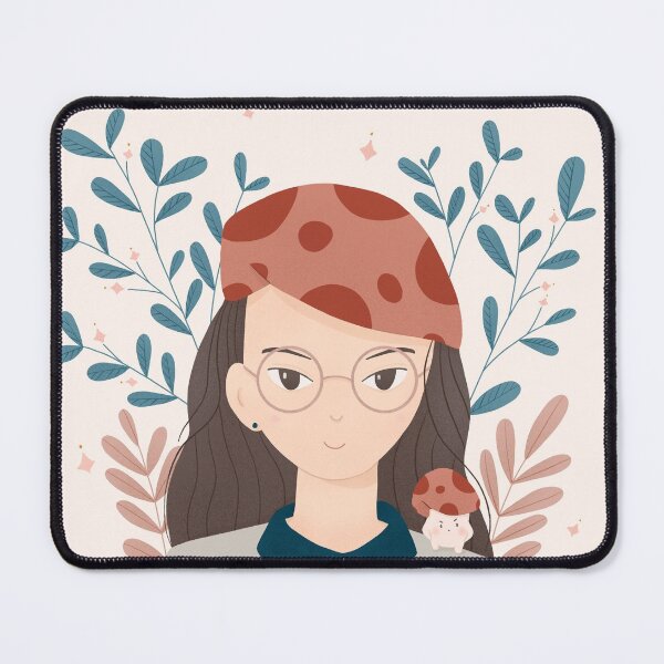 Item preview, Girl with Mushroom Beret designed and sold by chuijia.