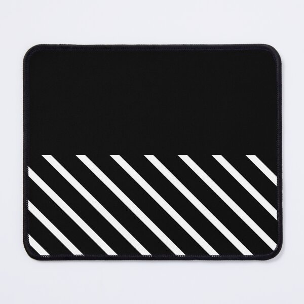 Item preview, Black & White Horizontal Solid & Stripes designed and sold by Moonshine Paradise.