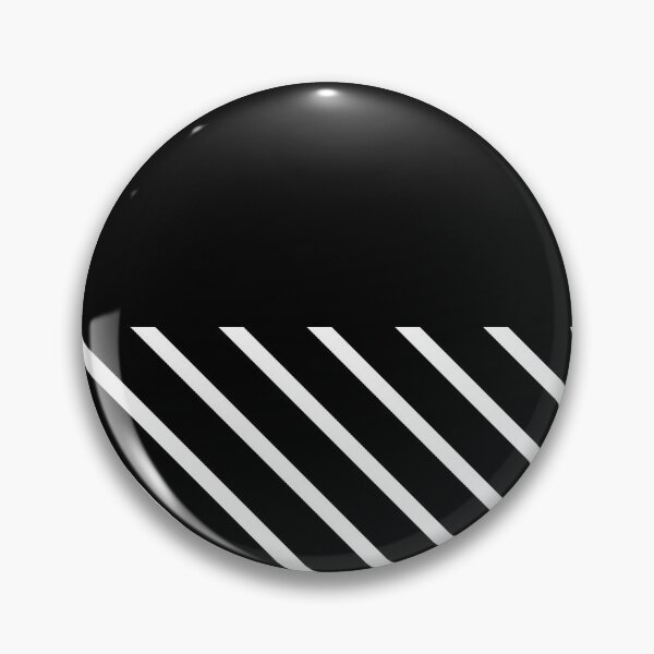 Item preview, Black & White Horizontal Solid & Stripes designed and sold by Moonshine Paradise.