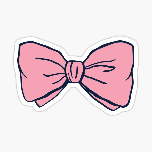 Original Preppy Bow Sticker for Sale by Royal Sass