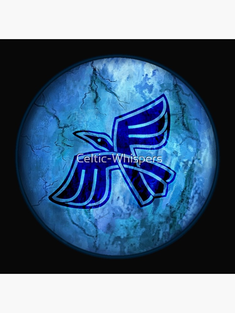 "Celtic Crow Symbol " Photographic Print for Sale by CelticWhispers