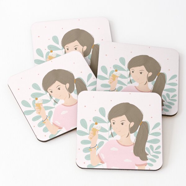 Item preview, Girl with Ice Cream designed and sold by chuijia.