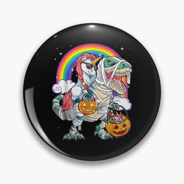 Item preview, Unicorn Riding Mummy Dinosaur T rex Halloween designed and sold by Erstenenquis.