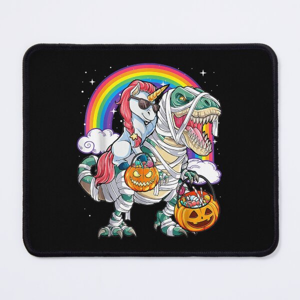 Item preview, Unicorn Riding Mummy Dinosaur T rex Halloween designed and sold by Erstenenquis.