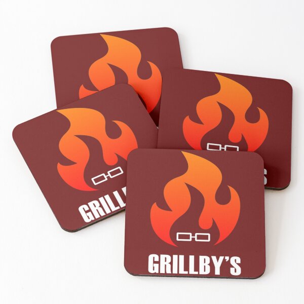 Item preview, Grillby's Logo designed and sold by Kaosuyee99.