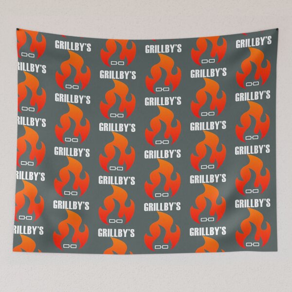 Item preview, Grillby's Logo designed and sold by Kaosuyee99.