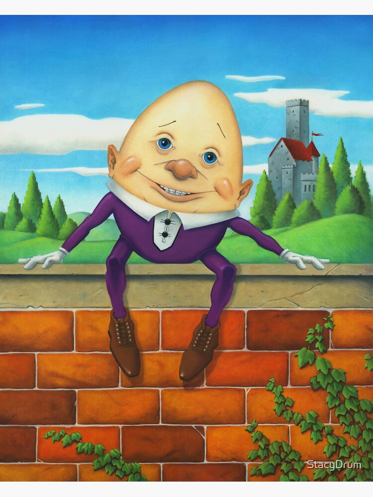 "Humpty Dumpty" Sticker for Sale by StacyDrum Redbubble