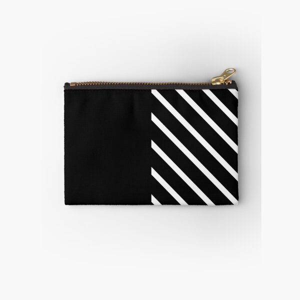 Item preview, Black & White Vertical Solid & Stripes designed and sold by Moonshine Paradise.
