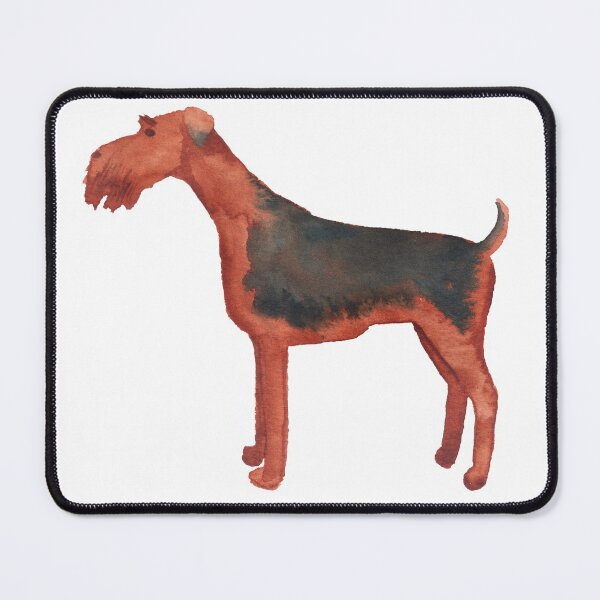 Item preview, Watercolor image of Airedale Terrier designed and sold by Shoshina.