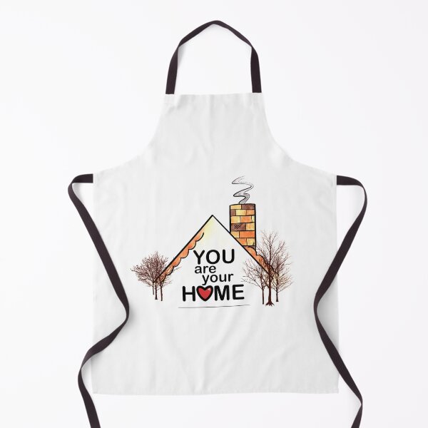 Item preview, You are your home house with smoke chimney brick trees autumn red heart designed and sold by expresivedesign.