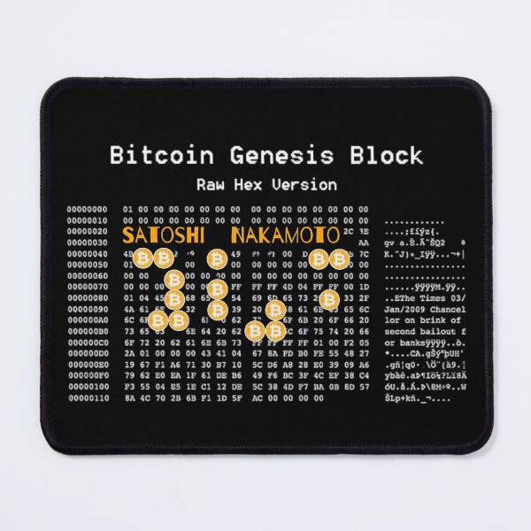 Item preview, Satoshi Nakamoto Bitcoin Genesis Block Shirt designed and sold by PuPPuB.