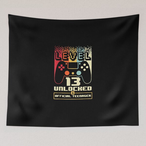 Item preview, 13th Birthday Boys Level 13 Unlocked Official ager designed and sold by MiloszshiZse.