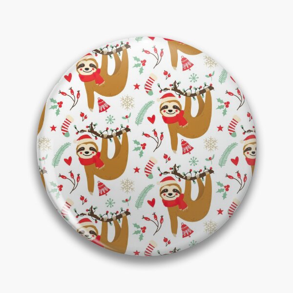 Item preview, Christmas Sloth Pattern designed and sold by ArtCreations79.