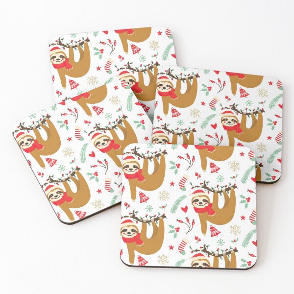 Item preview, Christmas Sloth Pattern designed and sold by ArtCreations79.