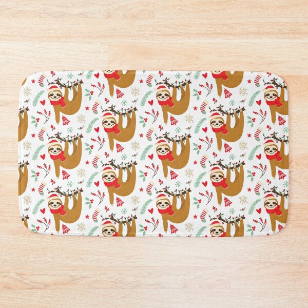 Item preview, Christmas Sloth Pattern designed and sold by ArtCreations79.